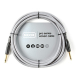 Cable Guitarra Mxr Dciw12 Silver 3,65 Mts Tela Color Plateado