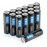 Paquete De 16 Baterías De Litio Aa De 3000mah 1 5v Bat...