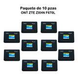 Modem Ont Fibra Optica Marca Zte Doble Banda (10 Pza Nuevos)