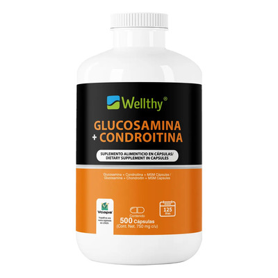 Glucosamina Condroitina Msm 500 Cápsulas Sabor Sin Sabor | MercadoLibre