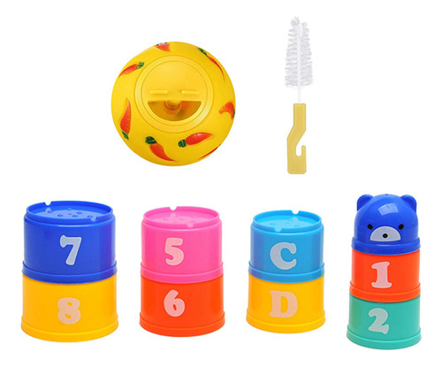 Tazas Apilables De Conejito Multicolor, Juguetes De Conejo D