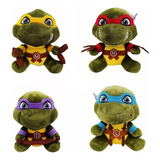 Muñeca De Tortugas Ninja Mutantes Adolescentes Sentadas,20cm