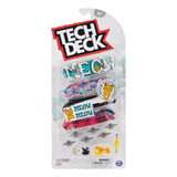 Kit 4 Skate De Dedo Coleção Meow Ii - Tech Deck
