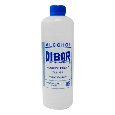 Alcohol Etílico Desnaturalizado Dibar 500 Ml | Meses sin interés
