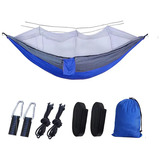 Hamaca Plegable De Camping Con Mosquitera Portátil