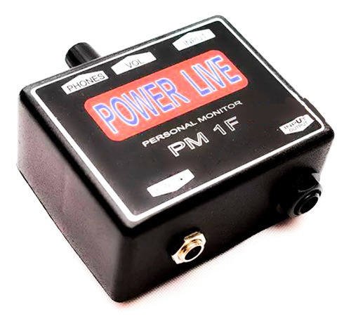 Amplificador De Fone E Instrumentos Power Live Com Fonte Nf