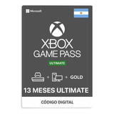 Xbox Game Pass Ultimate 13 Meses Código