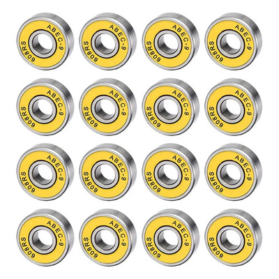 16 Rodamientos 608rs Bearing Abec9 De Acero Cromado B