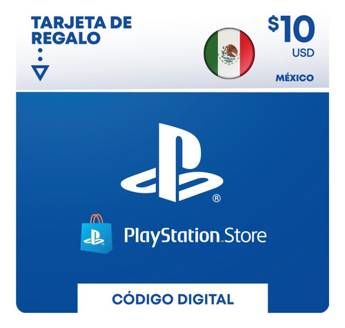 Tarjeta  Playstation México - 10 Usd Psn Código Digital