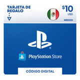 Tarjeta  Playstation México - 10 Usd Psn Código Digital