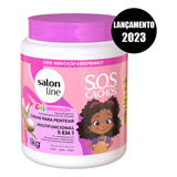 Máscara Creme Pentear Condiciona Cachos Kids Salon Line 1kg