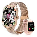 1.85'' Smartwatch Mujer Reloj Inteligente Watch Impermeable