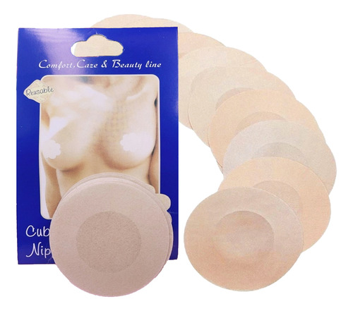 Kit Tapa Mamilo Adesivo Disfarça Nipple Cover Atacado 50un