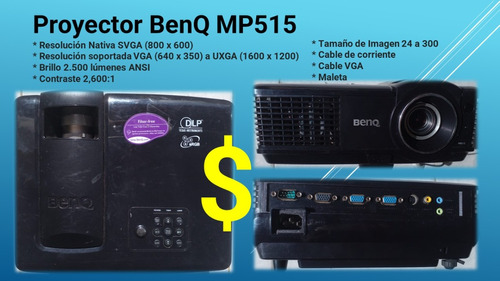 Proyector Benq Mp515 