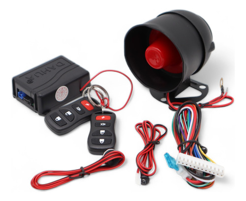 Alarma Seguridad Universal Antirrobo Auto 2 Control Sirena