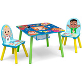 Juego De Mesa Y Silla Para Niños Con Almacenamiento 2 ...