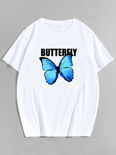 Remera Mariposa Butterfly Remeras Oversize Estampadas Anchas