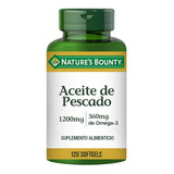 Vitaminas Nature's Bounty Aceite De Pescado Regular 1200mg