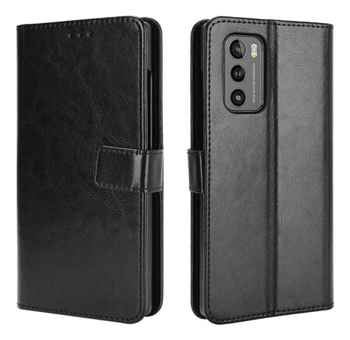 Funda De Anticaída Para LG Wing De Cuero Flip Cartera A