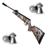 Rifle Aire Comprimido Fox Nitro Compact Camo Pistón 5,5 Mm