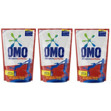 3 Sabão Líquido Omo Lavagem Perfeita Sachê 900 Ml Cada