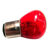 10 Focos De Stop 12v 21/5w  Bay15d (s25) Color Rojo