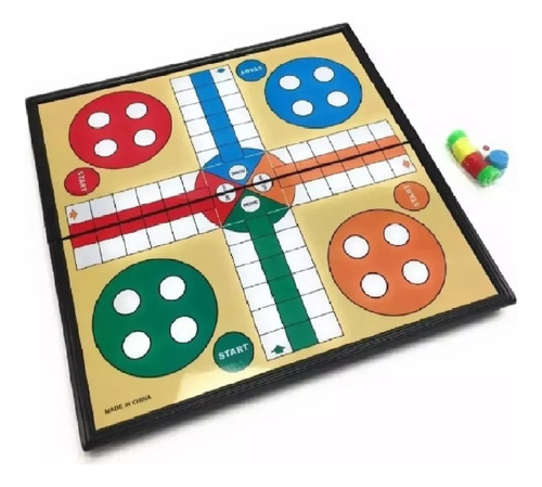 Ludo Magnético Juego Mesa Clásico Educativo Tablero