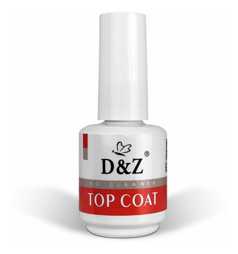 Top Coat Selante D&z 15ml Extra Brilho Unha Gel E Porcelana