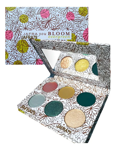 Paleta De Sombras Estuche Jafra Acabados Neon, Mate Nacarado | Envío gratis