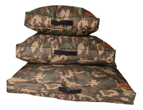 Colchon Camuflado Antidesgarro Imperm Desmontable Grande