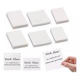 300p Blanco Notas Posticks Adhesivas Transparentes 6 Block