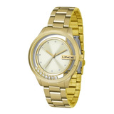 Relogio Lince Feminino Lrg4562l C1kx Dourado Analogico