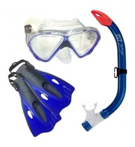 Kit De Buceo Junior Ist Silitex Ccfj-02p/cb 3p.+b