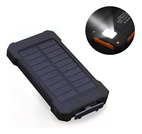 Banco De Energia Solar Para Celular 20000mah Universal.