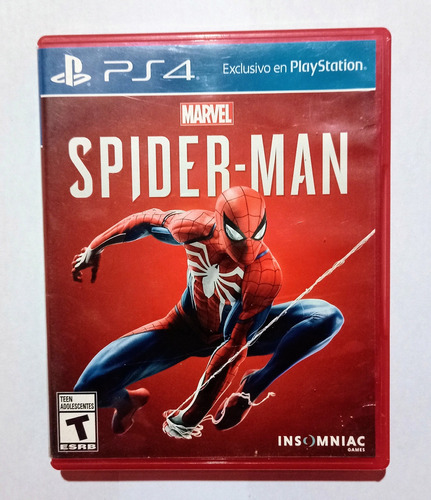 Marvel Spiderman Ps4 Fisico En Buen Estado