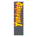 Mob Thrasher Flame Logo Skateboard Griptape