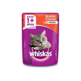 Alimento Whiskas Gatito De Temprana Edad Sabor Carne En Sobre De 85 g