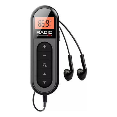 Mini Radio Personal Recargable Con Clip Para El Cuello | Envío gratis