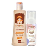 Pack Shampoo Rizos + Espuma Intensificadora De Rizos Etniker