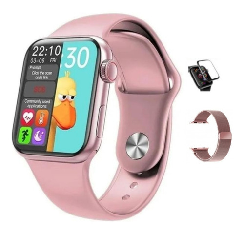 Relógio Smartwatch Hw12 Feminino Original  Com 2 Pulseiras