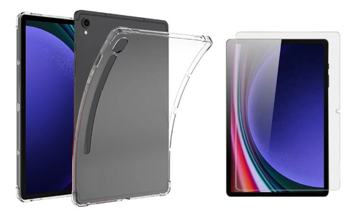 Capa Para Galaxy Tab S9 Fe Tela 10.9 A Impacto + Pelic Vidro