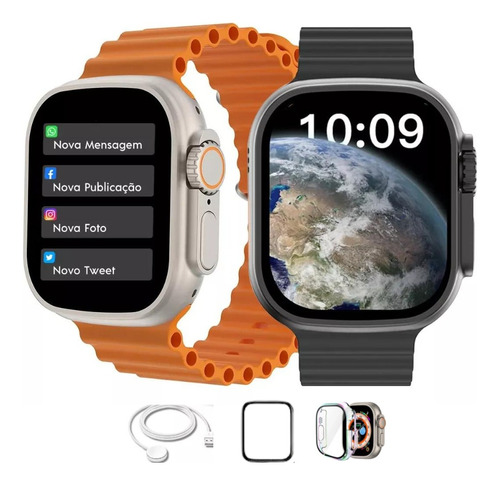 Smartwatch W68+ Ultra Series 8 Nfc Tela 2,2 Novo Original