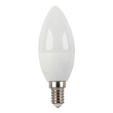 Pack 10 Unidades Ampolleta Led Vela 6w E14 Calida 3000k