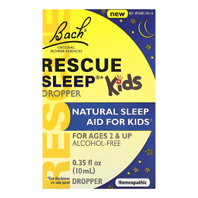 Bach Rescue Sleep Kids Gotero Sin Sabor 10ml Ayuda Natural para Dormir Niños | Envío gratis