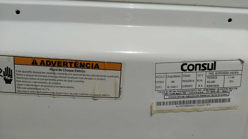 Forno Microondas Cônsul Defeito*