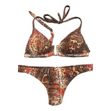 Malla Bikini Triangulo Y Colaless Promesse 7915