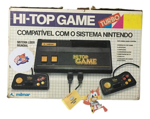 Nes Milmar Console Hi-top Game Único Dono Na Caixa 