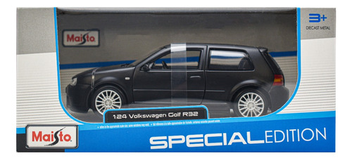 Volkswagen Golf R32 Special Edition Escala 1:24 Maisto Color Negro