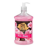 Sabonete Liquido Pink Rosas 1l Para Mãos Banho Premisse