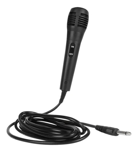 Microfono Karaoke Con Cable Dinamico Pc Ficha 3,5mm